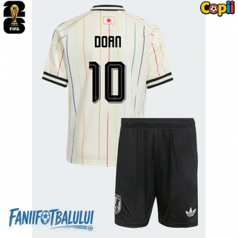 Japonia Ritsu Doan #10 Echipament de Fotbal Replică Mondial 2026 Copii Deplasare (+ Șorturi)